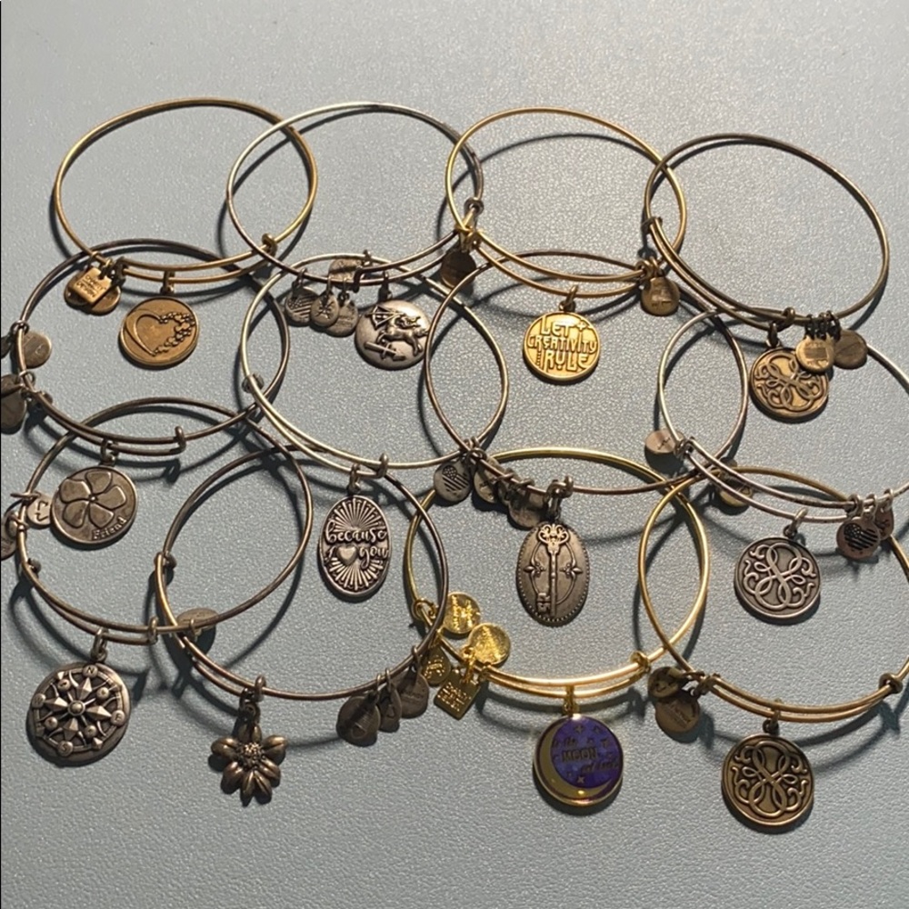 12 Alex and Ani Bracelets!